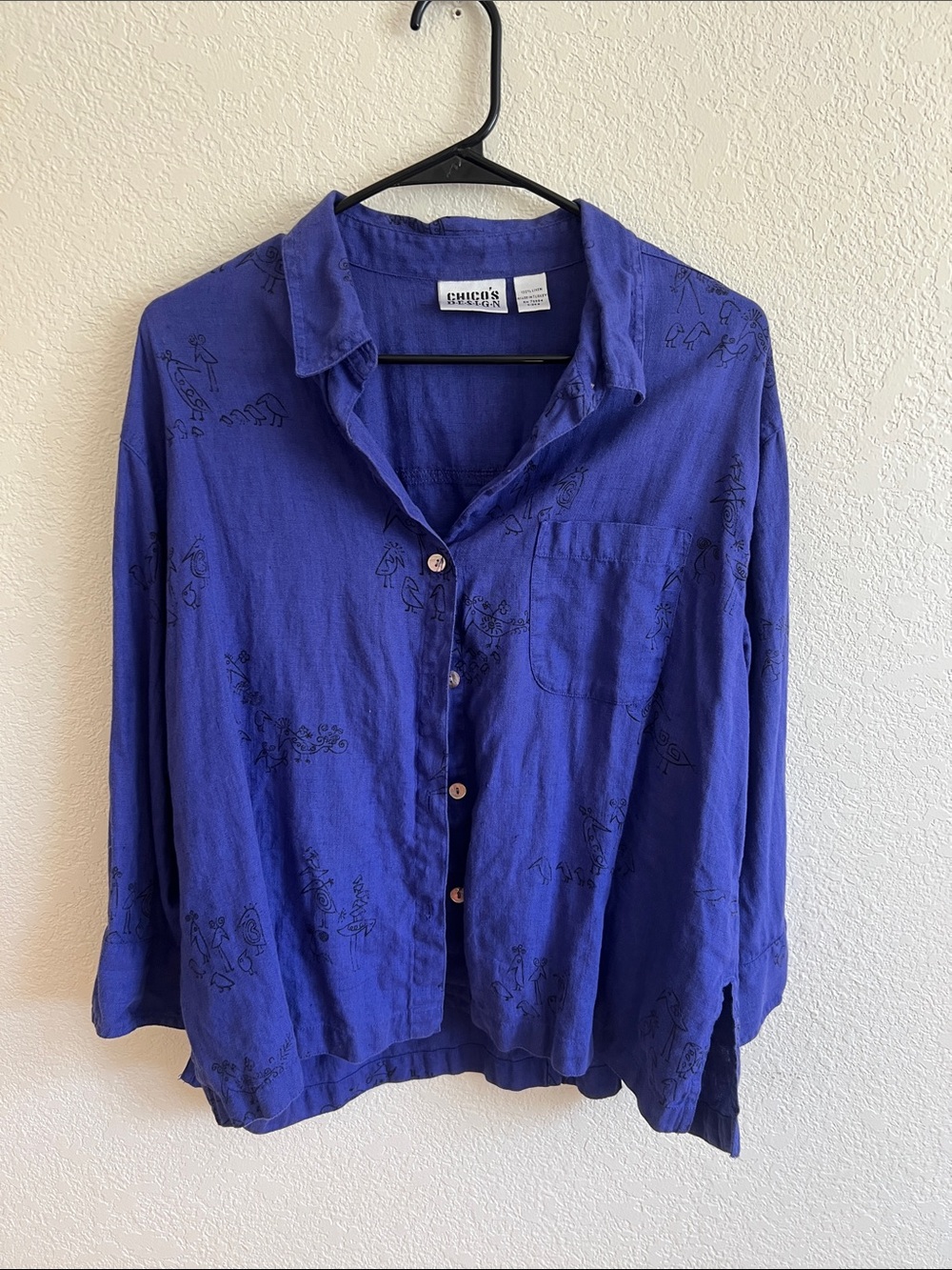 Artsy Linen Shirt Jacket Shacket